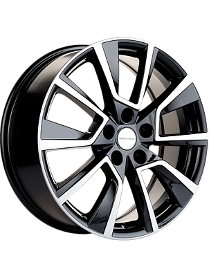 Колесный диск KHOMEN KHW1802 7xR18 5x114.3 ET35 DIA66.1 Black-FP
